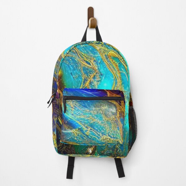 Item preview, Abstract Gold and Blues designed and sold by calibrit.