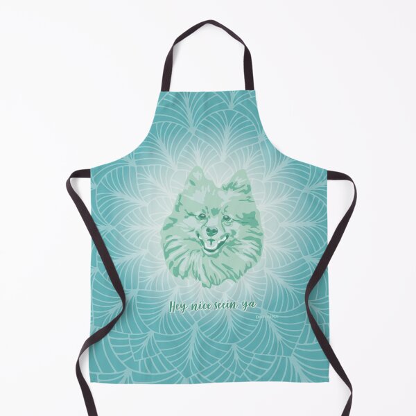 Item preview, Pomeranian Neo Mint Smiling Face "Hey, nice seein' ya" designed and sold by DuFauna.