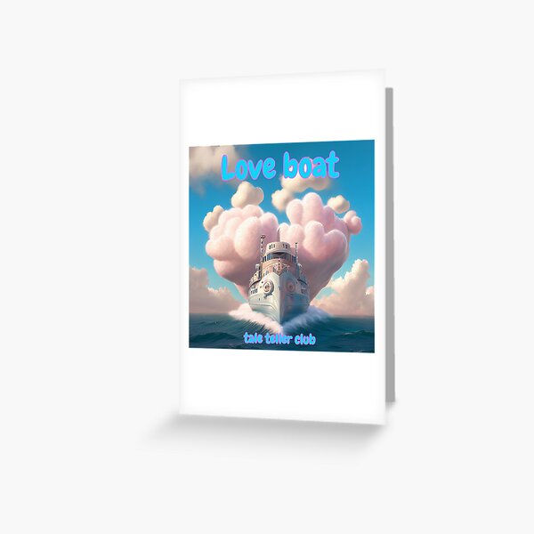 Love Boat by Tale Teller Club Record Cover Art by iServalan CDM Music Track Greeting Card