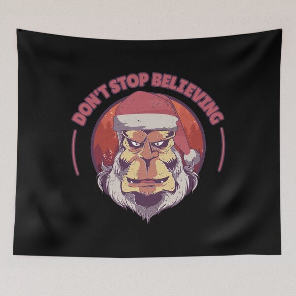 Item preview, Don’t Stop Believing Funny Christmas Bigfoot designed and sold by artado.