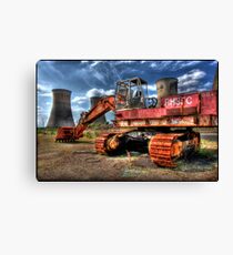 Sizing up the opposition... Canvas Print