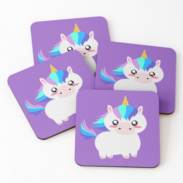 Item preview,  cute blue colorful unicorn designed and sold by yessebel.