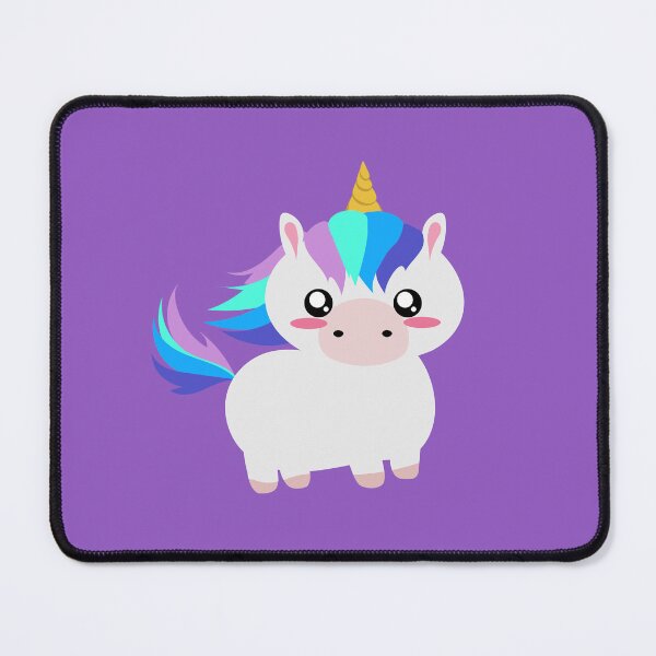 Item preview, cute blue colorful unicorn designed and sold by yessebel.