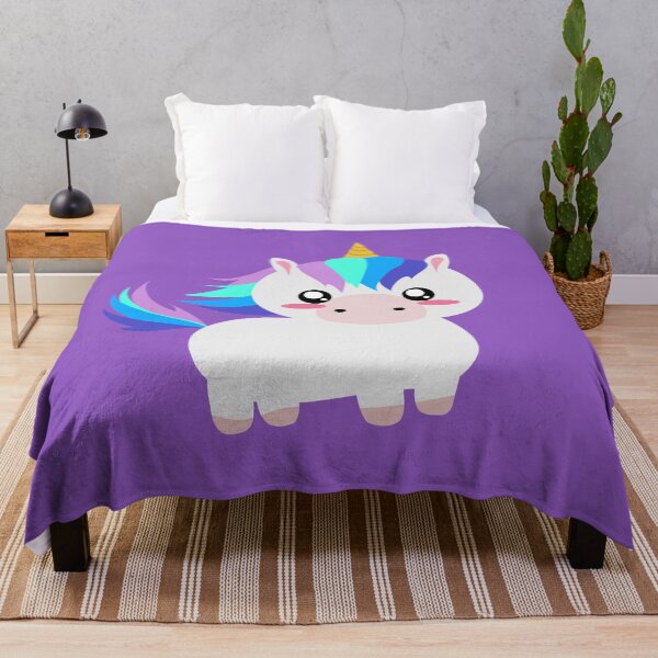 Item preview,  cute blue colorful unicorn designed and sold by yessebel.