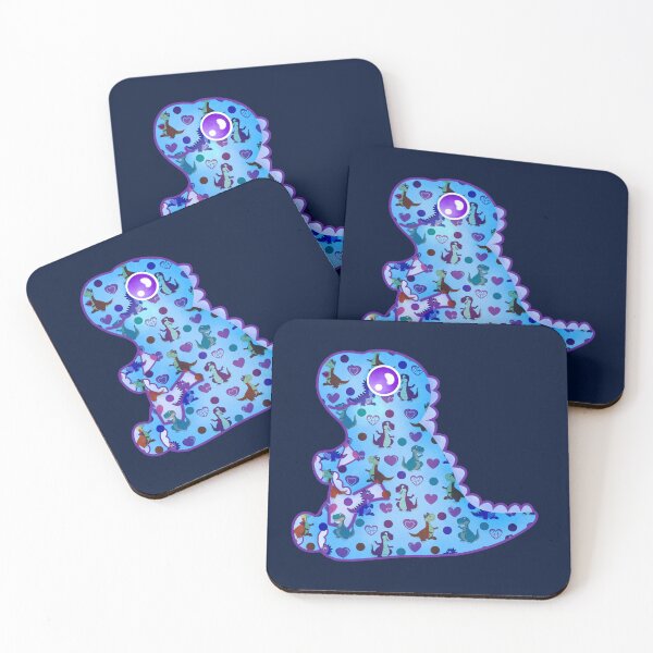 Item preview, Dinosaur silhouette patterns designed and sold by Astralia.