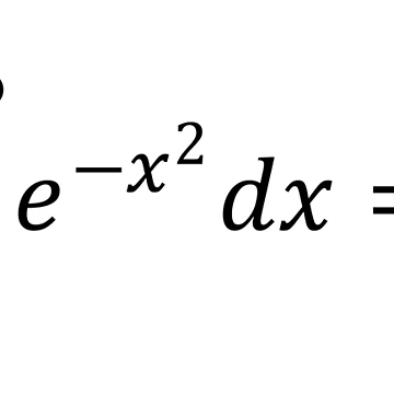 Artwork thumbnail, Math Equations: Gaussian Integral - Math And Calculus Basics by ScienceCorner