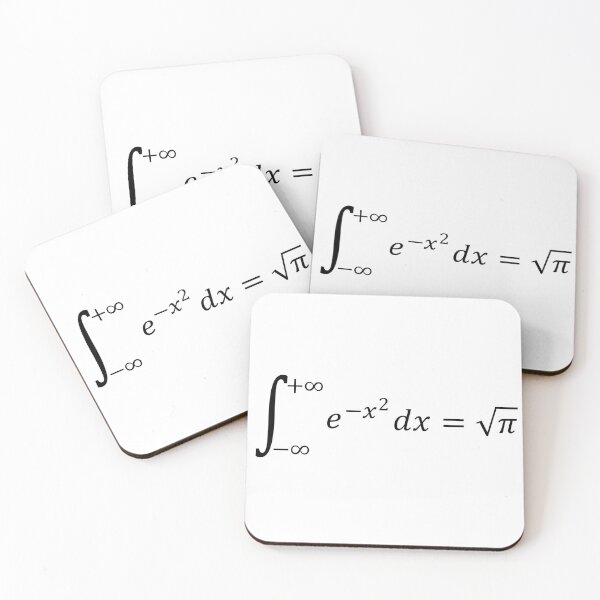 Item preview, Math Equations: Gaussian Integral - Math And Calculus Basics designed and sold by ScienceCorner.