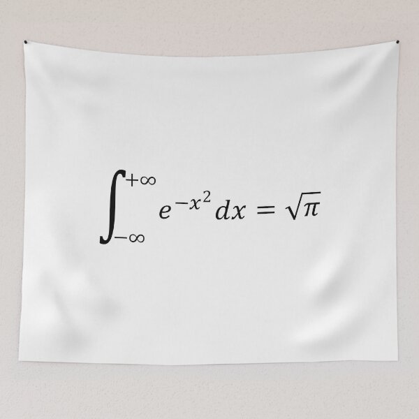 Item preview, Math Equations: Gaussian Integral - Math And Calculus Basics designed and sold by ScienceCorner.