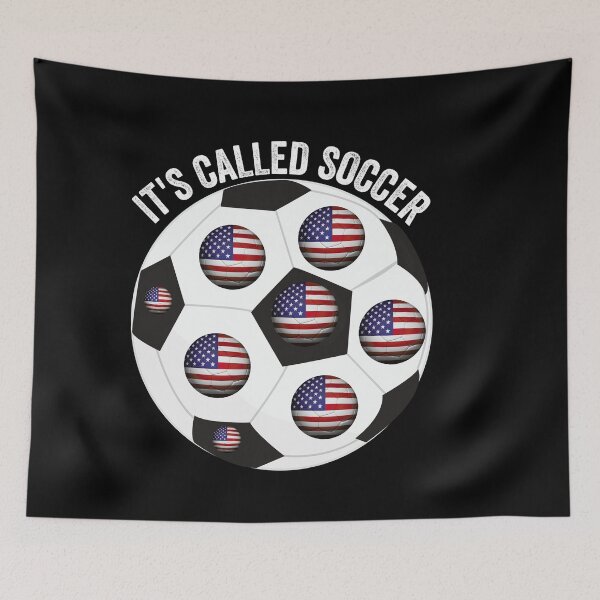 Item preview, It's called soccer designed and sold by POPLIN ⭐ ⭐ ⭐ ⭐ ⭐.