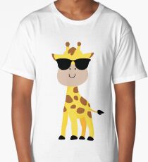Giraffe Emoji Long T-Shirt