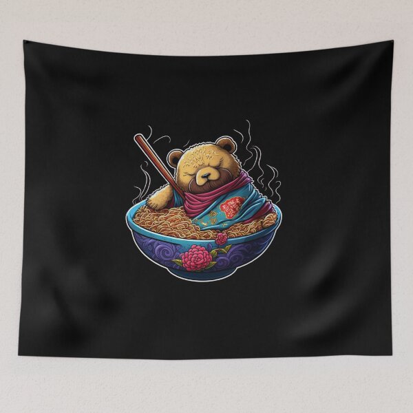 Item preview, Sleepy Ramen Bear designed and sold by Ajolan.
