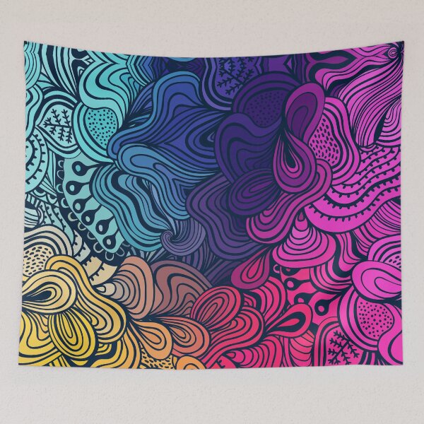Item preview, Seamless Pattern With Abstract Flowers. Ethnic Seamless Pattern designed and sold by Pattern1design.