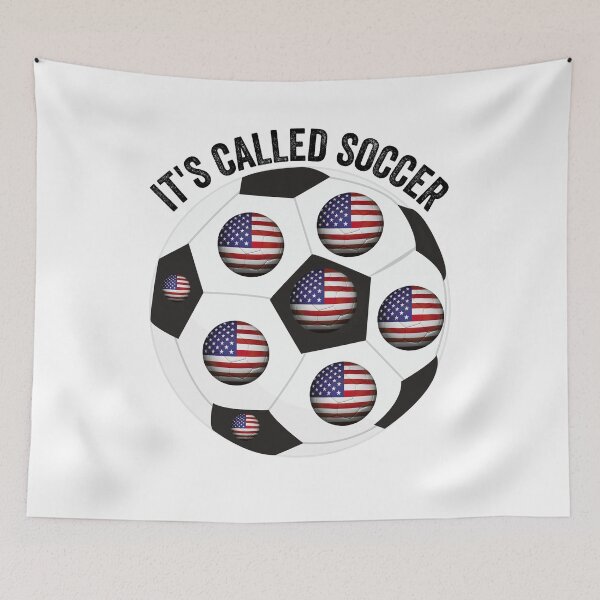 Item preview, It's called soccer designed and sold by POPLIN ⭐ ⭐ ⭐ ⭐ ⭐.