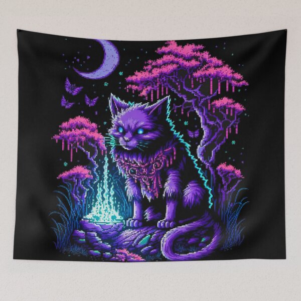 Item preview, Mystical Druid Cat designed and sold by 9LivesCats.