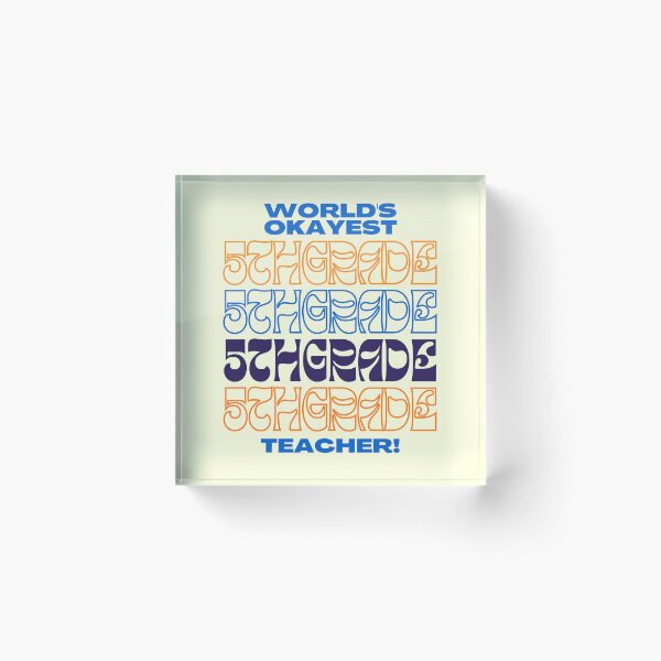 Item preview, 5th Grade Teacher Appreciation designed and sold by superteachers.
