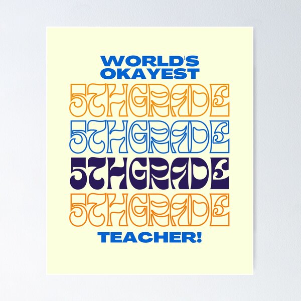 Item preview, 5th Grade Teacher Appreciation designed and sold by superteachers.