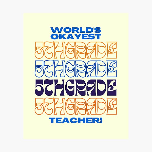 Item preview, 5th Grade Teacher Appreciation designed and sold by superteachers.