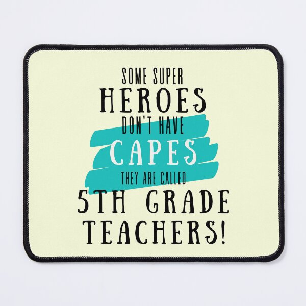 Item preview, Superhero 5th Grade Teacher Appreciation designed and sold by superteachers.
