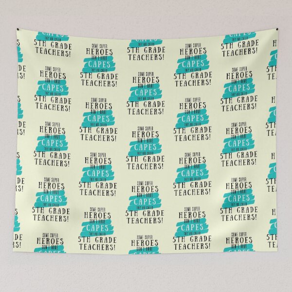 Item preview, Superhero 5th Grade Teacher Appreciation designed and sold by superteachers.