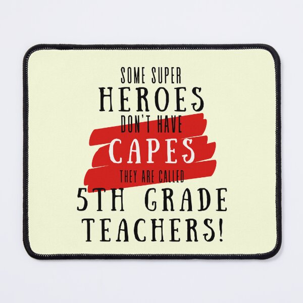 Item preview, Superhero 5th Grade Teacher Appreciation designed and sold by superteachers.