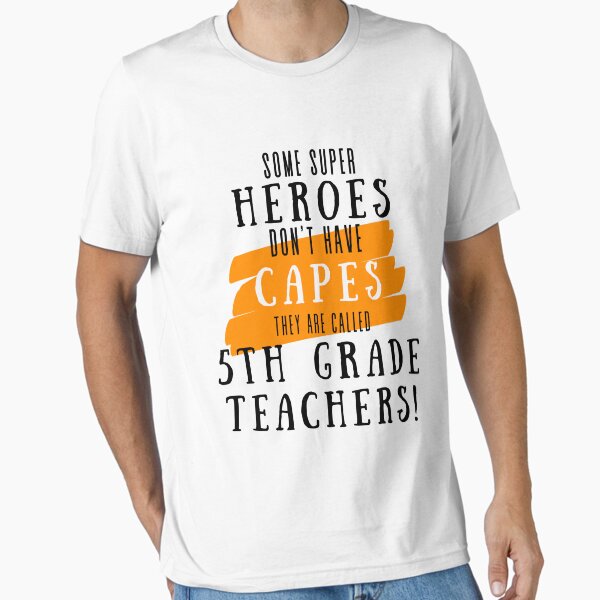 Item preview, Superhero 5th Grade Teacher Appreciation designed and sold by superteachers.