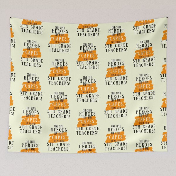 Item preview, Superhero 5th Grade Teacher Appreciation designed and sold by superteachers.