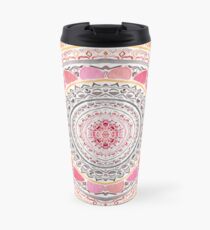 Taza de viaje Pastel Bohemian Mandala