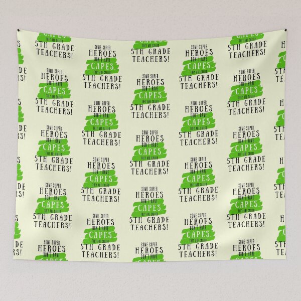 Item preview, Superhero 5th Grade Teacher Appreciation designed and sold by superteachers.