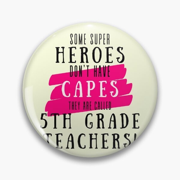 Item preview, Superhero 5th Grade Teacher Appreciation designed and sold by superteachers.