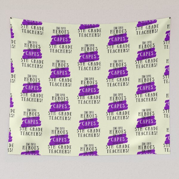 Item preview, Superhero 5th Grade Teacher Appreciation designed and sold by superteachers.