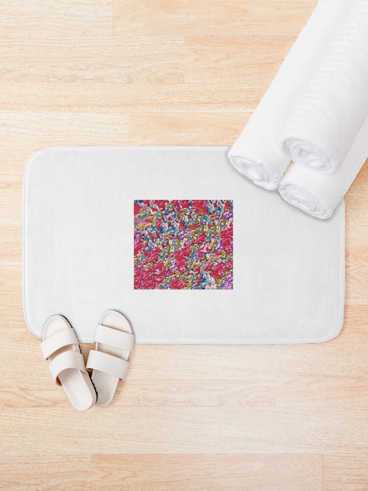 Thumbnail 2 of 6, Bath Mat, Favorite beach in color designed and sold by Andrew Ballard.