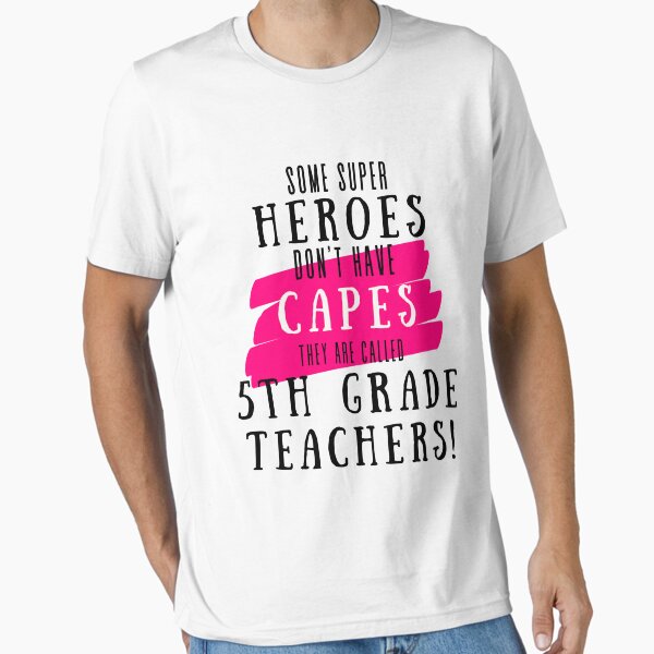 Item preview, Superhero 5th Grade Teacher Appreciation designed and sold by superteachers.