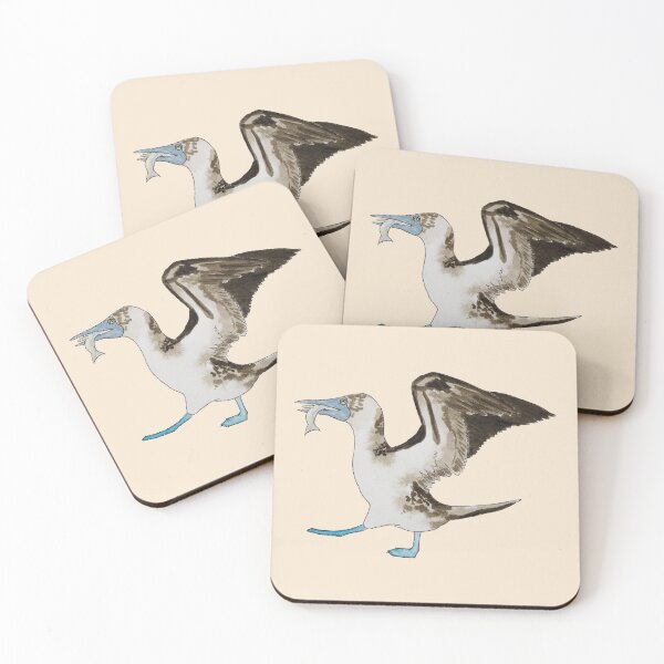 Item preview, Happy Blue Footed Booby Snack Time designed and sold by Nicky Rollings.