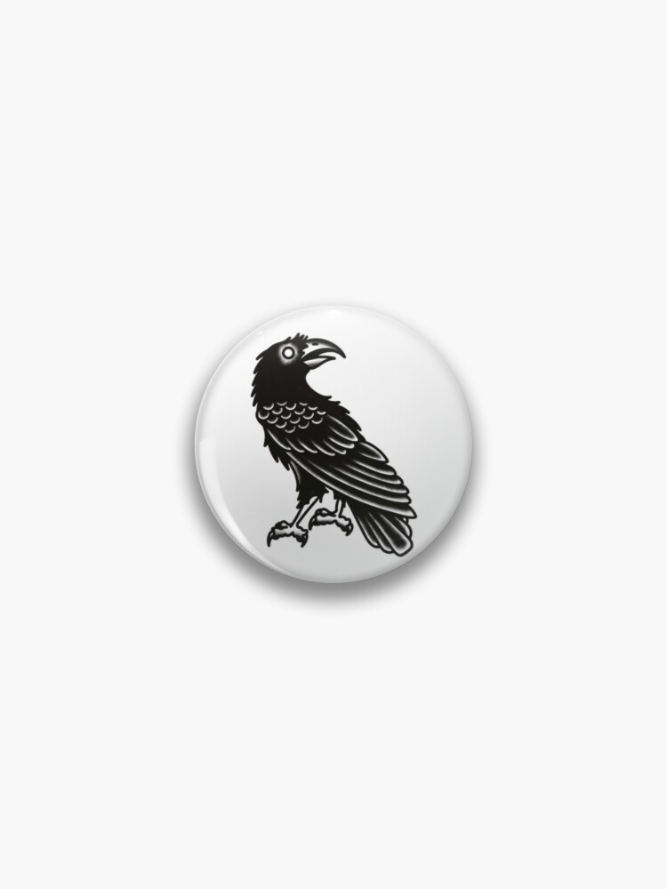 Traditional Tattoo Crow Sticker