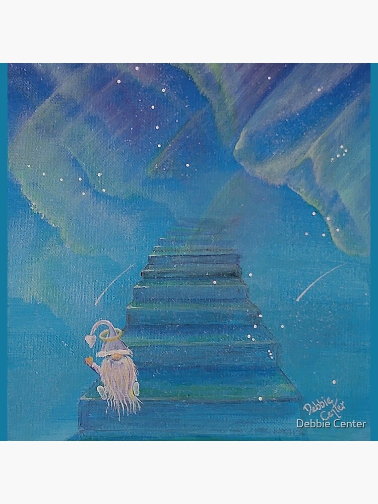 Angel Gnome on the Stairway to Heavenly Aurora by DebbieCenter