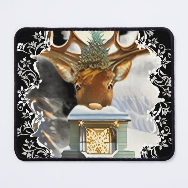 Item preview, Christmas Tree Hat Reindeer Cabin designed and sold by zheworkstudio.
