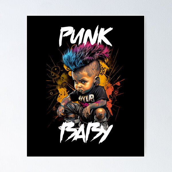 Item preview, Estilo Graffiti - Cool Punk Baby 1 designed and sold by PD-Store.
