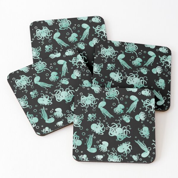Item preview, Octopus' Garden - Teal designed and sold by IllusiveRose.