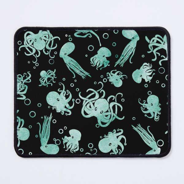 Item preview, Octopus' Garden - Teal designed and sold by IllusiveRose.