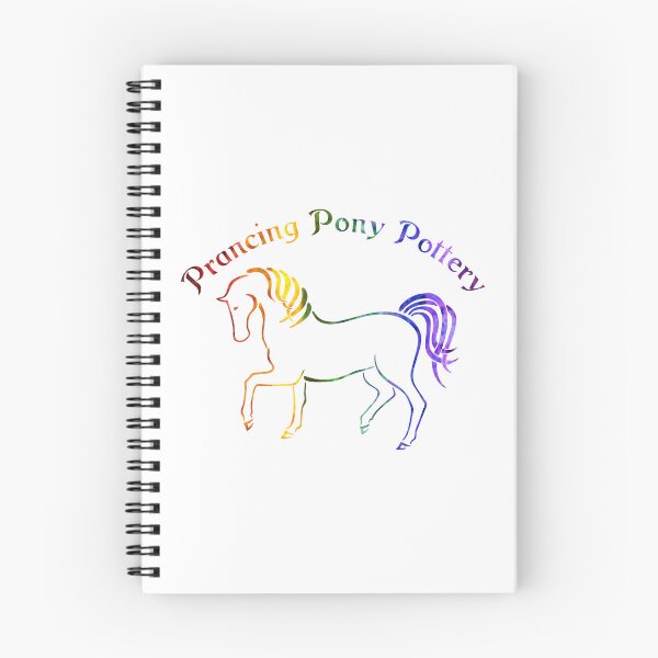 Item preview, Prancing Pony Pottery Rainbow Swag designed and sold by TigerTorreArt.