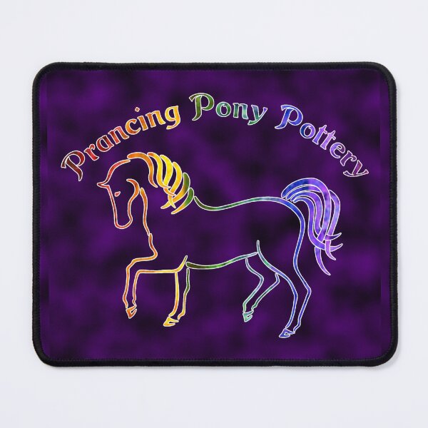 Item preview, Prancing Pony Pottery Rainbow Swag designed and sold by TigerTorreArt.
