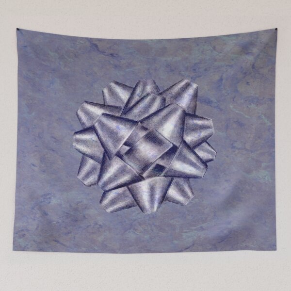 Item preview, star knot - purple marbled version designed and sold by SylvieG18.