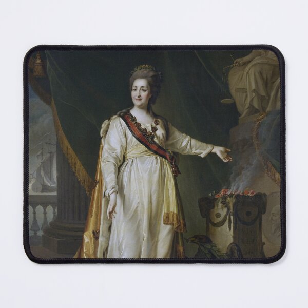 Item preview, Portrait of Catherine II the Legislatress in the Temple of the Goddess of Justice designed and sold by warishellstore.