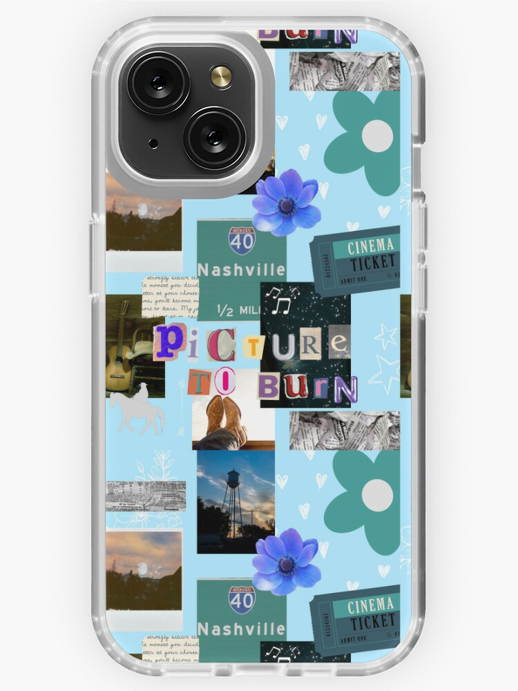 Taylor Swift Picture to Burn Collage Print iPhone Case for Sale by Femme  Pastel Collective