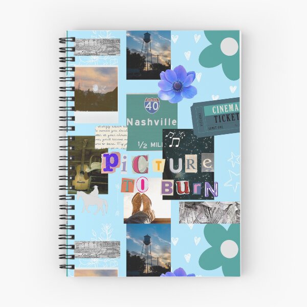 Item preview, Taylor Swift Picture to Burn Collage Print designed and sold by Femme Pastel Collective.