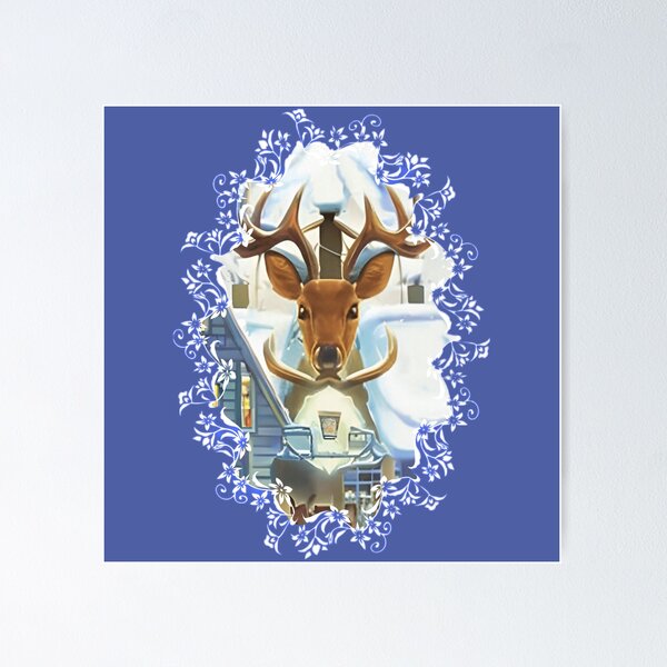 Item preview, Cute Reindeer Decorating Store designed and sold by zheworkstudio.