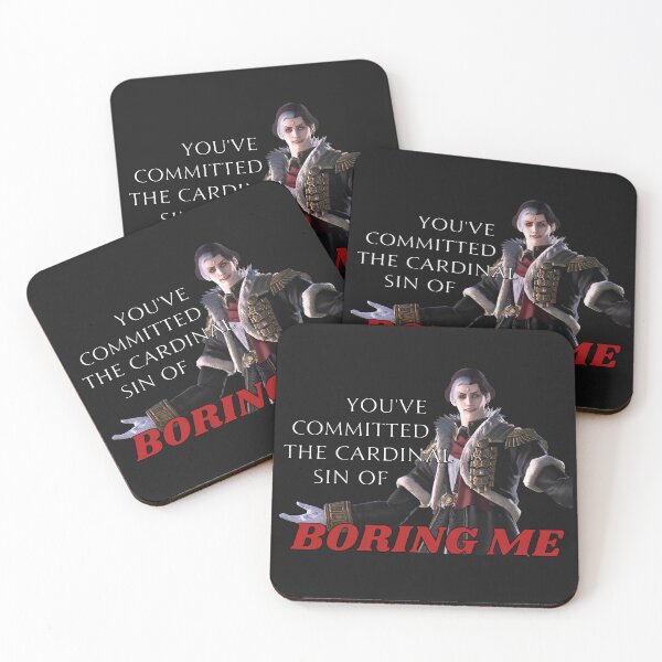 Item preview, The Cardinal Sin of Boring Me Emet-Selch designed and sold by Ellie Forder Condon.