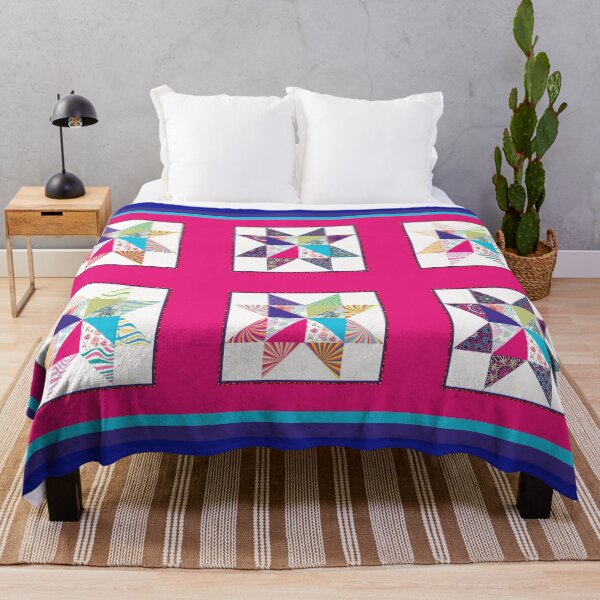 Item preview, Classic Lone Star Quilt designed and sold by ittybittyowl.