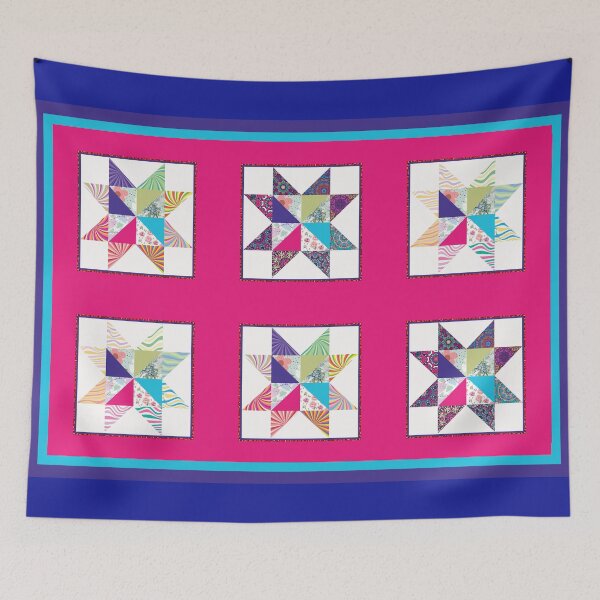 Item preview, Classic Lone Star Quilt designed and sold by ittybittyowl.