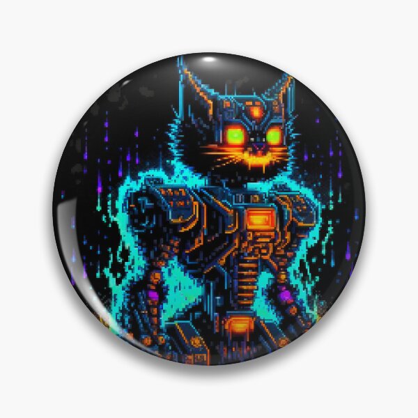 Item preview, Robot Cat designed and sold by 9LivesCats.